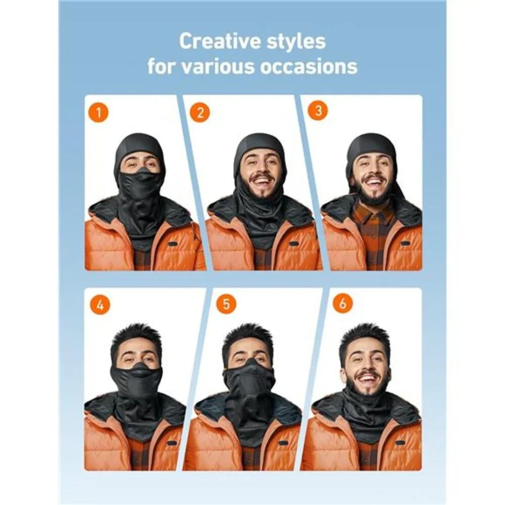 Ski Mask Windproof Balaclava for Cold Weather, Winter Face Mask